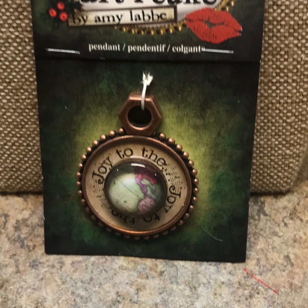 Joy to the world pendant